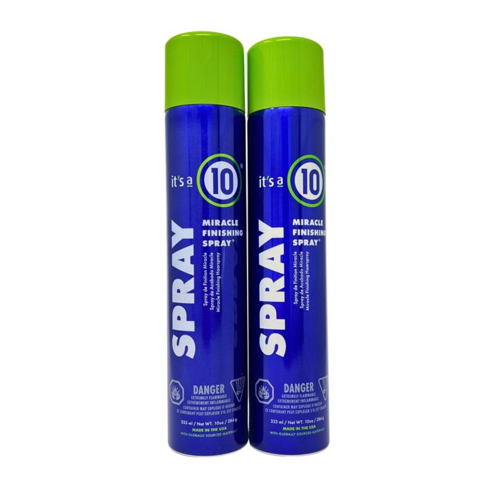 It's A 10 Miracle Finishing Spray 10 oz PACK of 2 Fresh